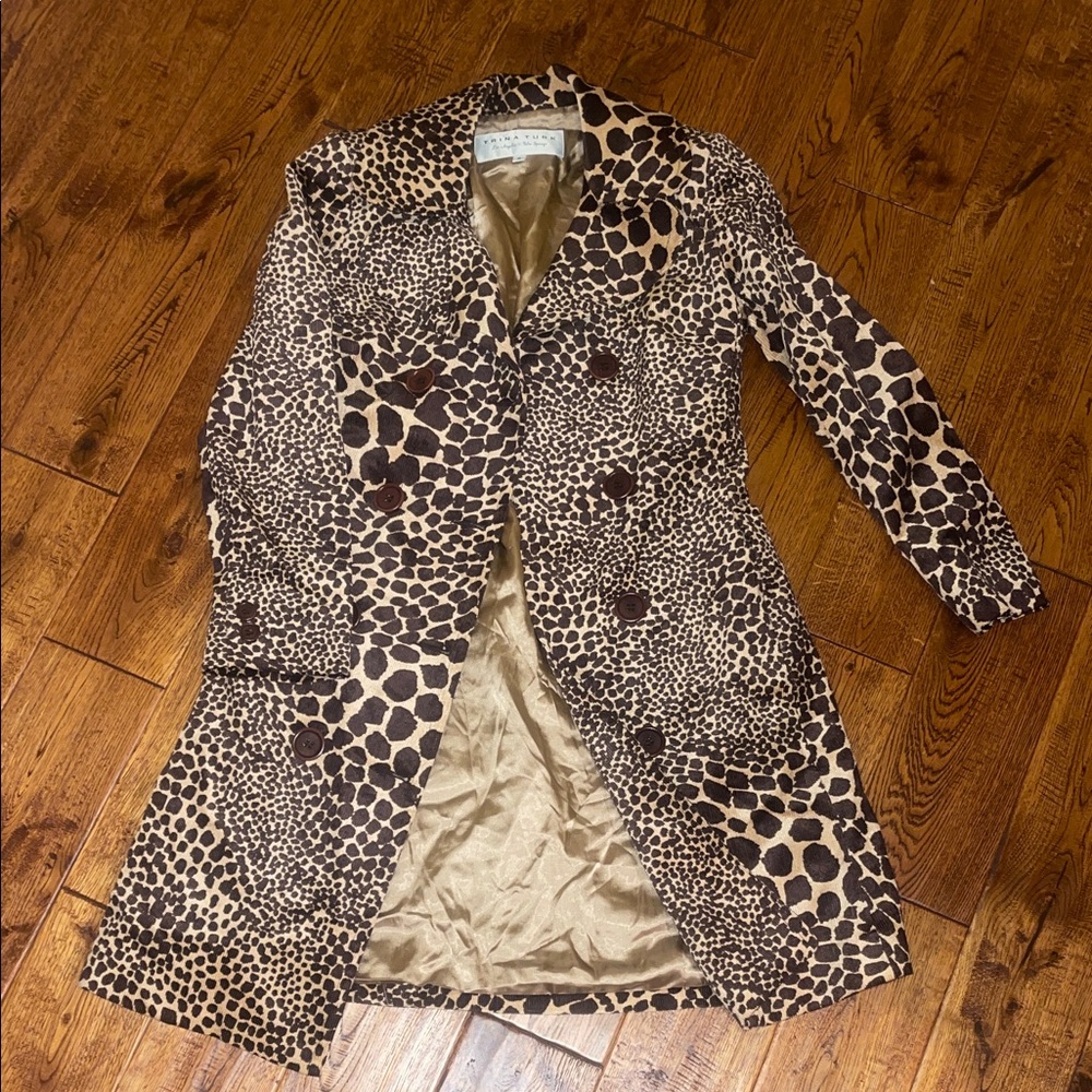 PLAYBILL SINGLE BREASTED COAT  SZ 6 Trina Turk